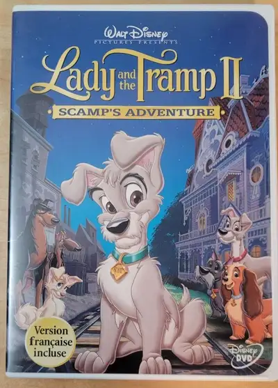 Disney's Lady and the Tramp 2 - Scamp's Adventure (2001) on DVD.