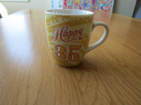 Happy 35th Birthday mug cup