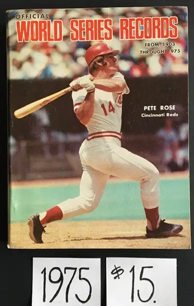 All of these publications are in excellent to mint condition, Pete Rose is the all-time Major League...