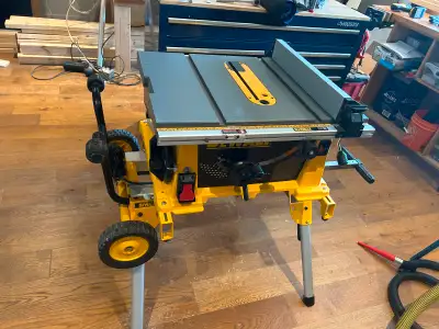 DeWalt 10” portable table saw, View more