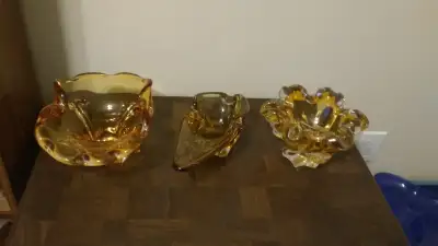 I'm not sure of the maker. All heavy pieces in good condition. $65.00 EACH