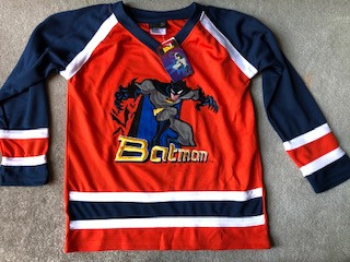 BRAND NEW (tags on) - BATMAN JERSEY - SIZE 6X in Toys & Games in Hamilton