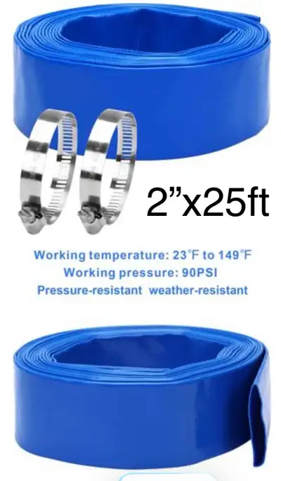 2"x25ft Water Hose, View more