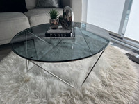 Glass Round Coffee Table