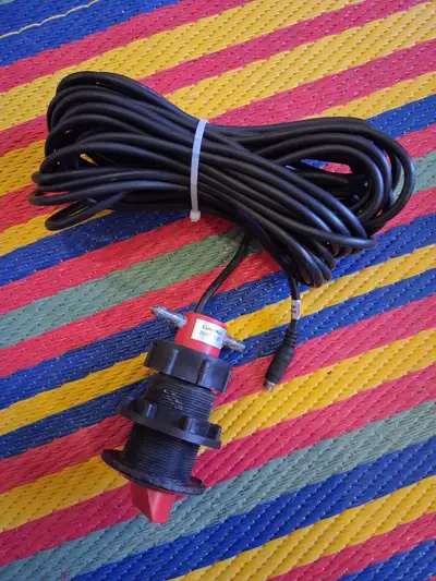EchoPilot through-hull transducer for 2D forward-looking sonar, View more