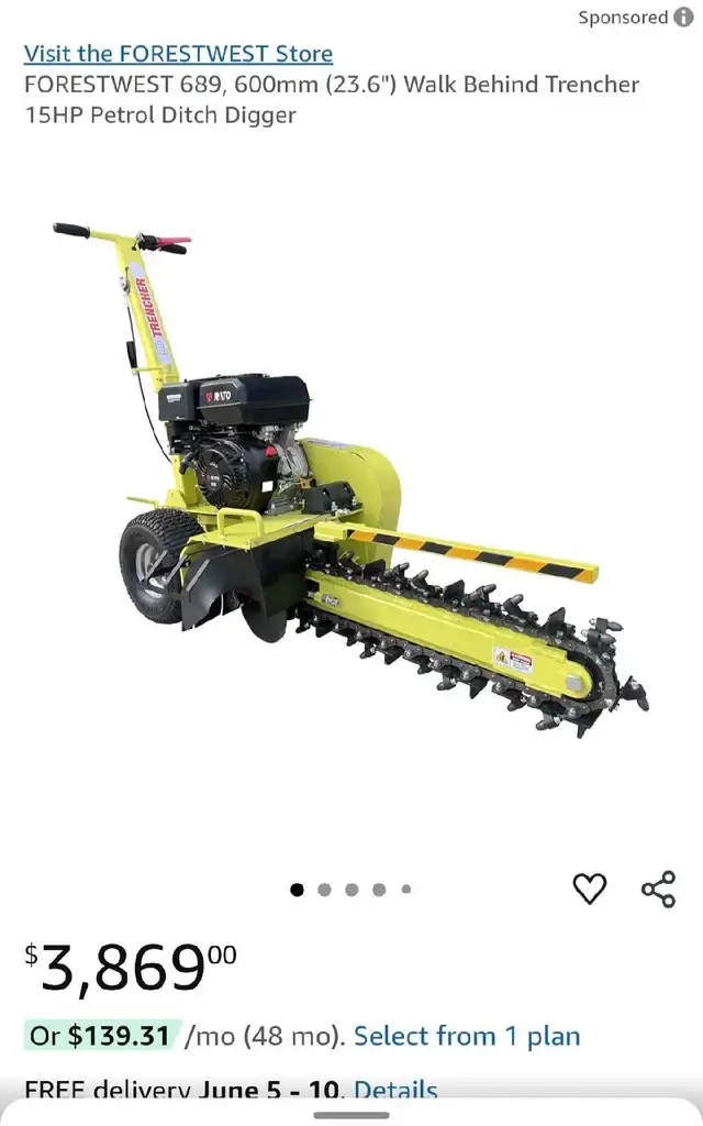 Brand New 15hp Trencher - New In The Crate in Other in Saint John - Image 3