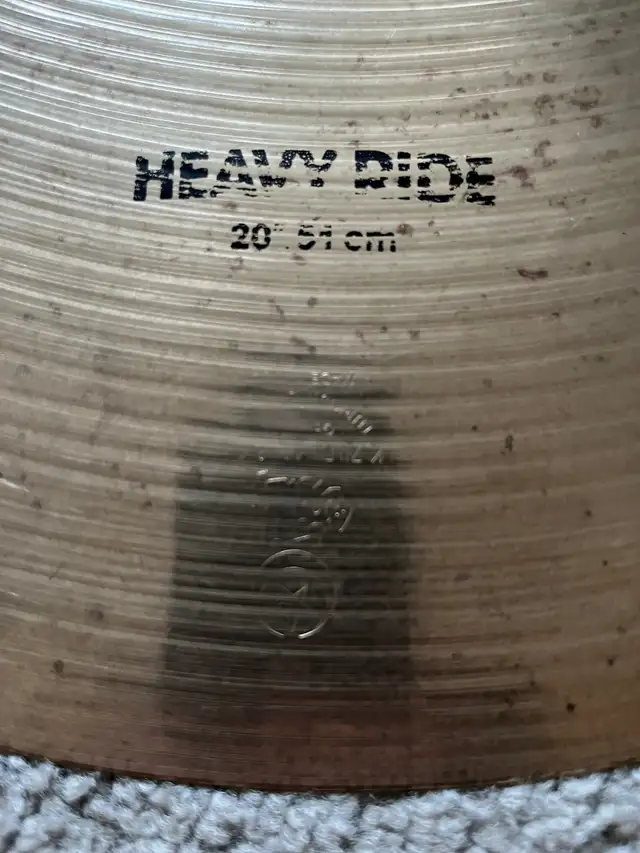 Zildjian K 20” Heavy Ride Cymbal in Drums & Percussion in Oakville / Halton Region - Image 4