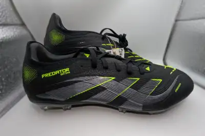 Adidas Predator Pro FG Soccer Cleats Size 9.5 Black/Carbon/Lemon, View more