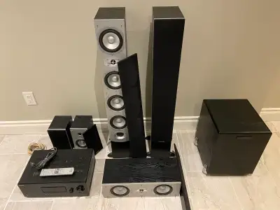 Immerse yourself in a world of rich, detailed sound with this Precision Acoustics 5.1 home theatre s...