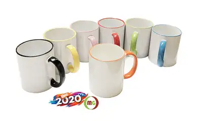 11oz Sublimation Mug Rim/Handle Colored 36pcs/case, View more