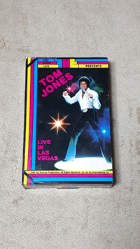 VHS Tom Jones Live in Las Vegas 1981