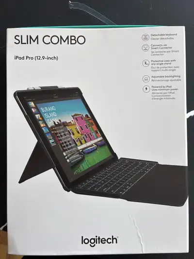 Logitech Slim Combo iPad Pro 12.9-inch, View more