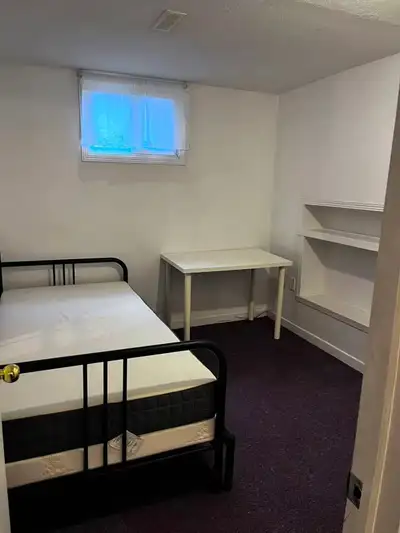 Furnished bedrooms in the basement rent for $750/month. High speed, unlimited internet. Water and El...