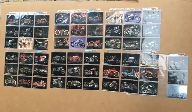 1993 Vintage Motorcycle 57 CARDS Set- Indian, Harley Davidson in Arts & Collectibles in Oshawa / Durham Region - Image 2