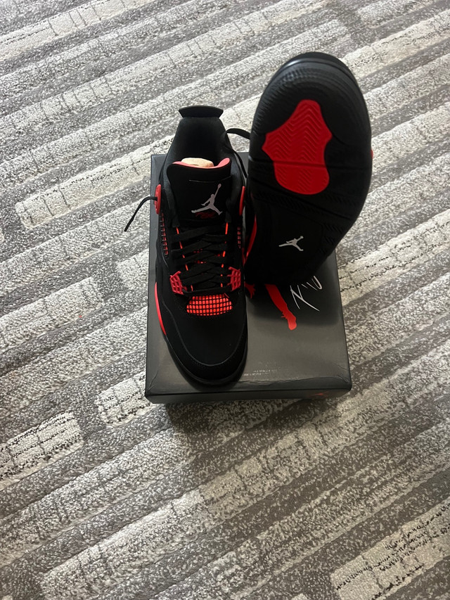 Jordan 4 Red Thunders in Men's Shoes in City of Toronto - Image 2