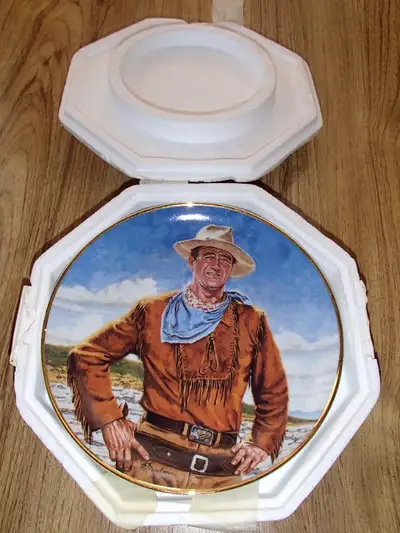 John Wayne The Duke Collectible Plate, View more
