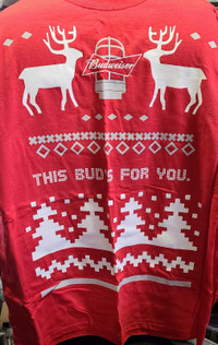 Fugly X-Mas sweater style Budweiser - burn in protest