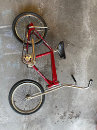 Vintage kids bike for restoration 