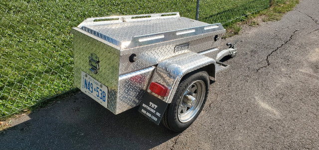 Motorcycle Trailer - Aluminum in Cargo & Utility Trailers in Thunder Bay - Image 2
