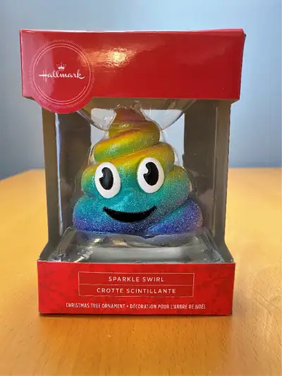 Hallmark Rainbow Sparkle Swirl Christmas Ornament - NEW, View more