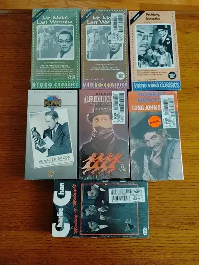 Lot of 7 VHS Tapes. Some factory sealed, all 7 for 1 price Barrhaven No holds without e transfer