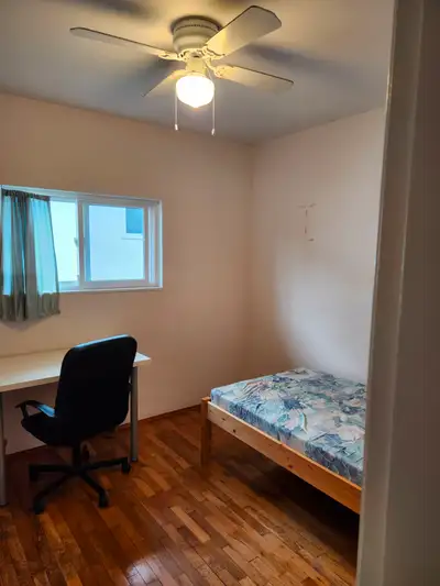 Two furnished single-bed rooms available and close to SFU shopping mall and bus stops. The kitchen,...