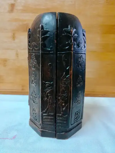 Buddha statue/small Buddha niche, carved and embossed, three-fol, View more