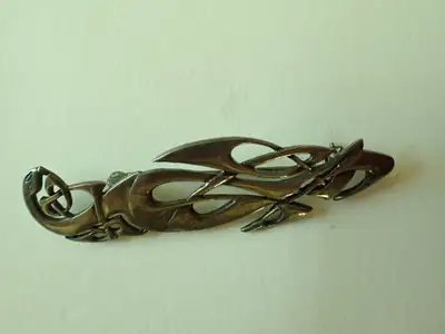 Sterling 925 mark    Celtic Knot Brooch, View more