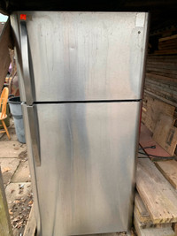 Stainless fridge