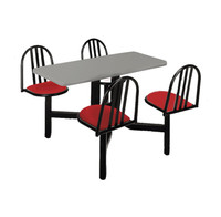 LUNCHROOM TABLES, CAFETERIA TABLES, CLUSTER SEATING, DINER BOOTH