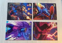 1994 Marvel Masterpieces Powerblast cards