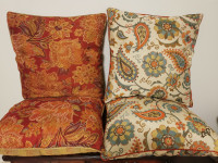 Decorative Embroidered/woven Pier 1 pillows (4)
