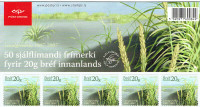 ISLAND.  LIVRET de  50  timbres neufs  "BREF  20 gram",  # 26.