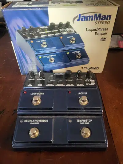 The JamMan Stereo from DigiTech is a powerful looper and phrase sampler pedal that enables guitarist...