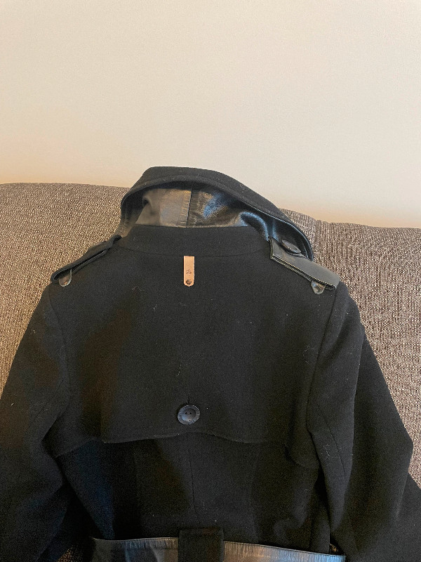 Black wool Mackage coat, size small in Women's - Tops & Outerwear in Markham / York Region - Image 4
