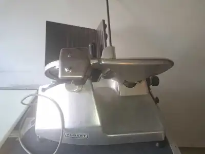 Used Hobart meat slicer. Specifications: * Brand: Hobart * Type: Commercial Meat Slicer * Blade Size...