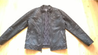 Leather Jacket  L size manteau cuir