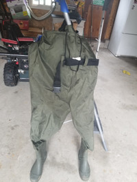TWO PAIRS OF CHEST WADERS