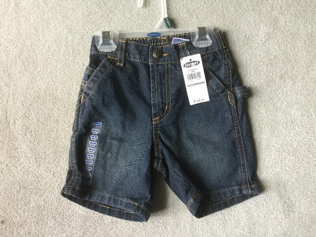LESS THAN 1/2 PRICE -BRAND NEW OLD NAVY DENIM SHORTS - 18-24 MOS in Clothing - 18-24 Months in Hamilton