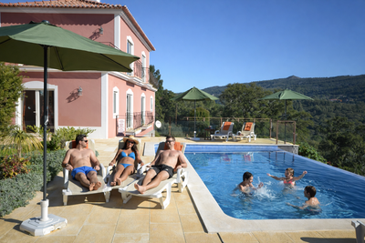 Luxury villa with infinity pool and coastal views, View more