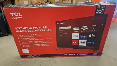 TCL Roku Tv 55 inch Smart, View more