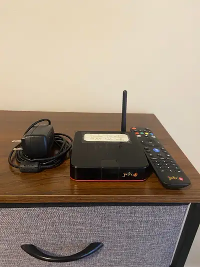 Jadoo 7 box with remote control and power cable $20, View more