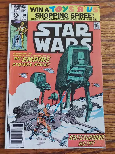 STAR WARS #40 1ST APP OF ROGUE SQUADRON UPC VARIANT 1980 MARVEL, View more