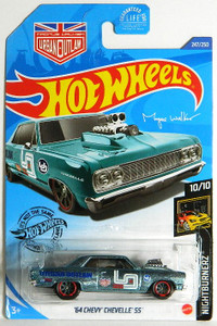 Hot Wheels 1/64 '64 Chevy Chevelle SS STH Nightburnerz Diecast