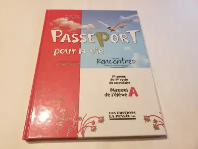 Passeport pour la vie 1ere année du 1er cycle du sec. Manuel A de Nicole-Andrée Charbonneau. Le livr...