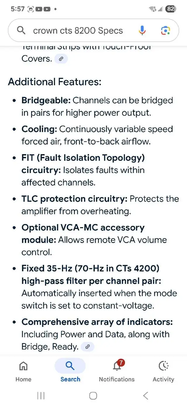 QSC POWER AMPLIFIER CTS 8200 , 8 CHANNELS.. LIKE NEW CONDITION  in Performance & DJ Equipment in Oakville / Halton Region - Image 11
