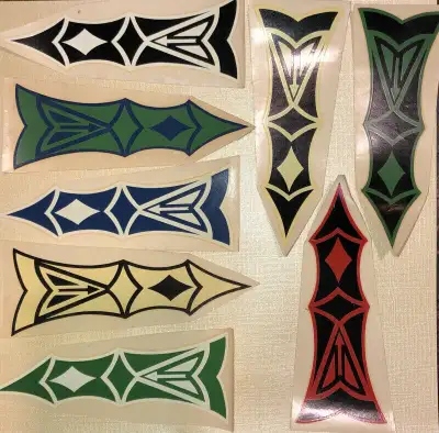 Original Antique Vintage Bicycle water transfer decals NOS, View more