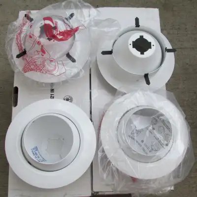 NEW 6" White Eyeball Finishing Trims, View more