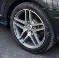4 19 inch Mercedes AMG rims and tires