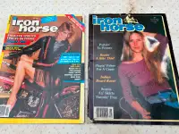 Vintage Chopper & Bike Motorcycle Magazines Iron Horse, Jammers,
